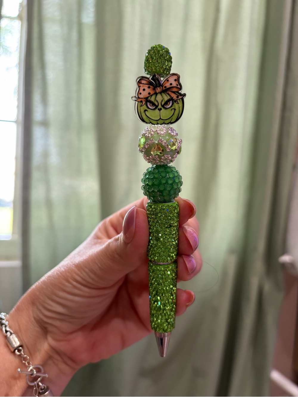 Beaded bedazzled Pen